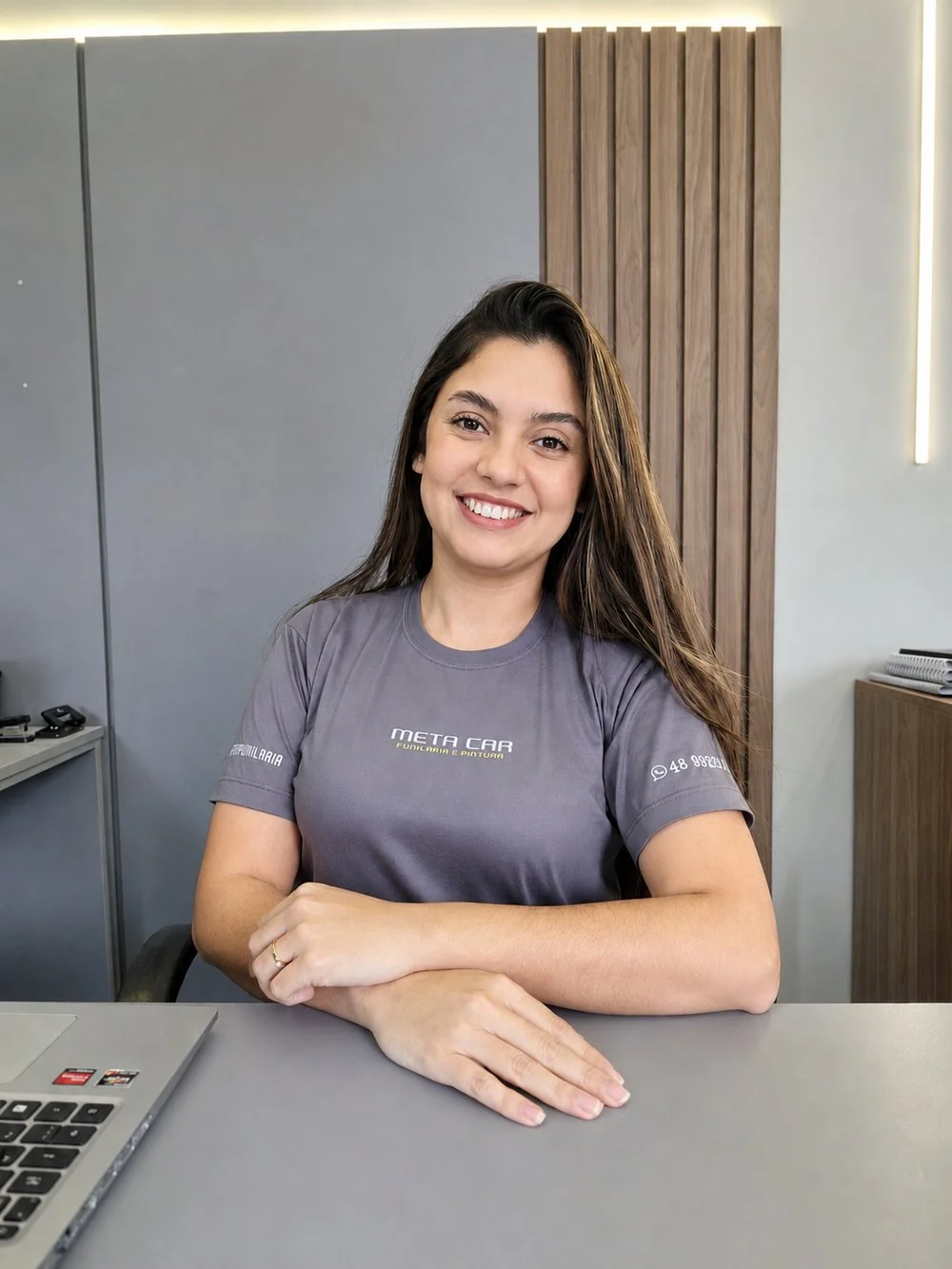 Caroline, co-fundadora e gestora da Meta Car